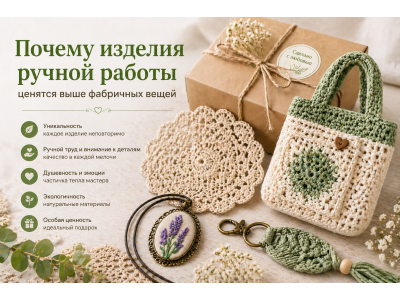 Почему изделия ручной работы ценятся выше фабричных вещей
